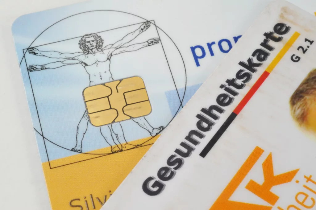 Die elektronische Gesundheitskarte ist für Leistungen der gesetzlichen Krankenkasse wichtig.